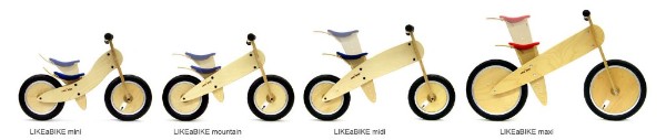 Loopfietsen van LIKEaBIKE, made by KOKUA