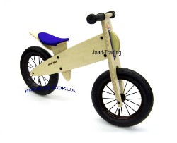 Loopfiets LIKEaBIKE Spoky Blauw-Zwart Loopfiets LIKEaBIKE Spoky Blauw-Zwart