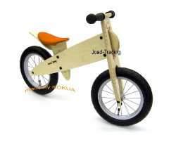 Loopfiets LIKEaBIKE Spoky Oranje-Zilver Loopfiets LIKEaBIKE Spoky Oranje-Zilver